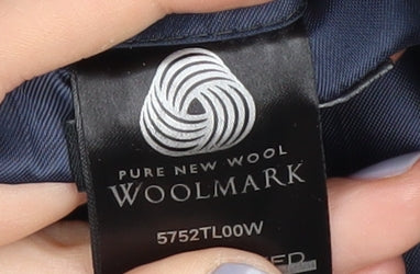 Austin Reed Men's Grey Plaid Wool Blazer 44R