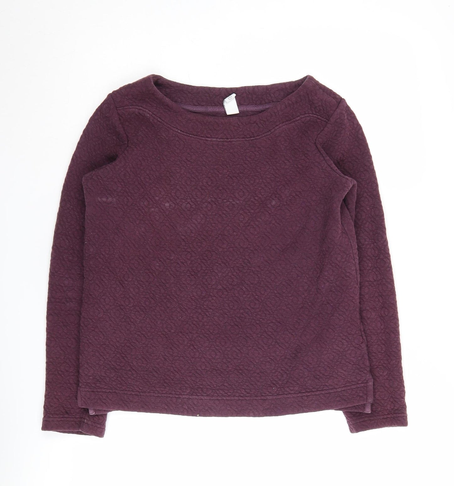 Womens UK Size S Fatface Purple Pullover Jumper