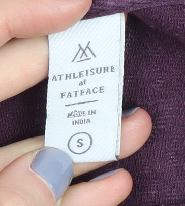 Womens UK Size S Fatface Purple Pullover Jumper