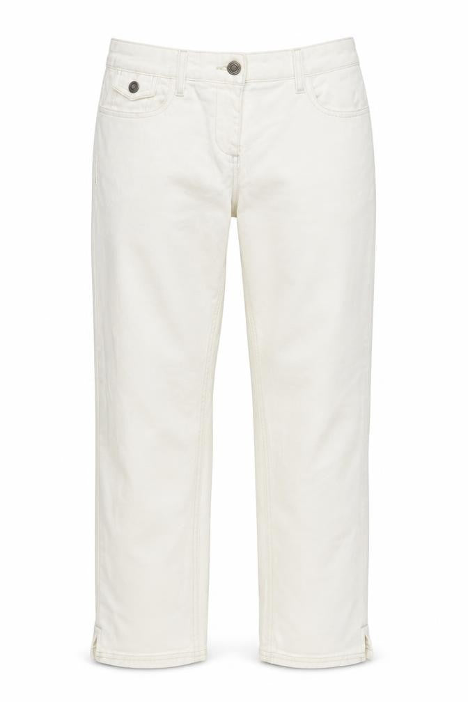Womens UK Size 10L Boden Regular Fit  White Jeans