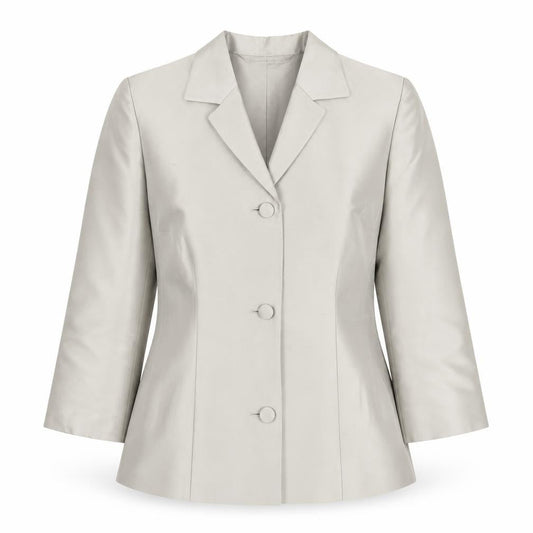 Womens UK Size 8 Laura Ashley Regular Ivory Suit Jacket