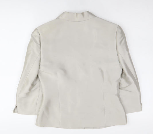 Womens UK Size 8 Laura Ashley Regular Ivory Suit Jacket