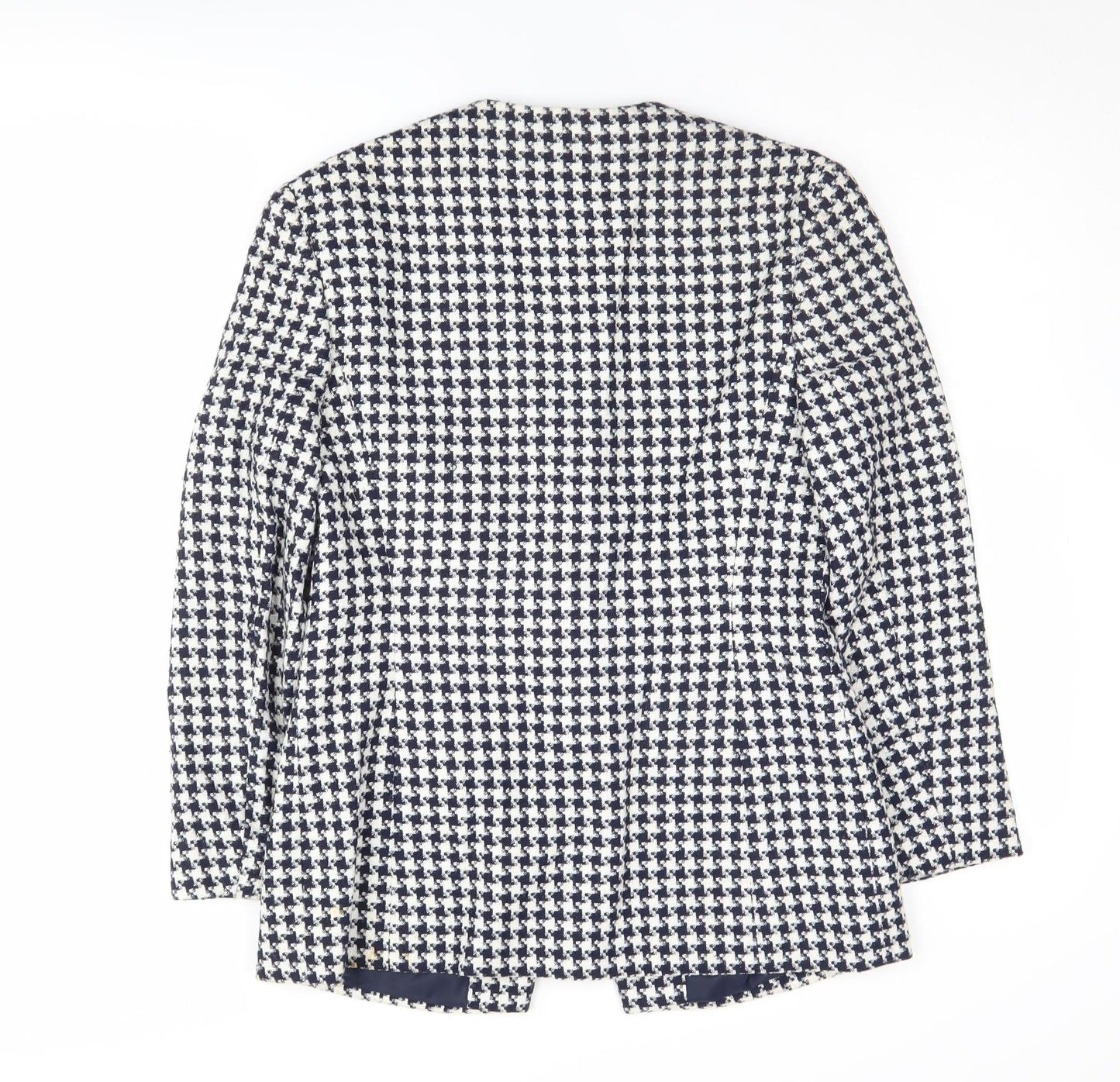 Eastex Women's Houndstooth Blazer - Size 10, Multicoloured