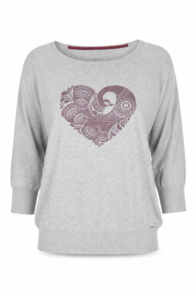 Womens UK Size 12 Animal Grey Pullover Jumper
