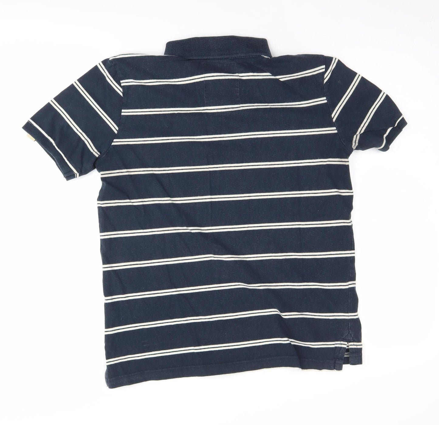 Tokyo Laundry Men’s Blue Striped Polo Shirt M