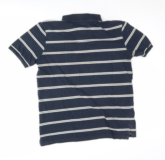 Tokyo Laundry Men’s Blue Striped Polo Shirt M
