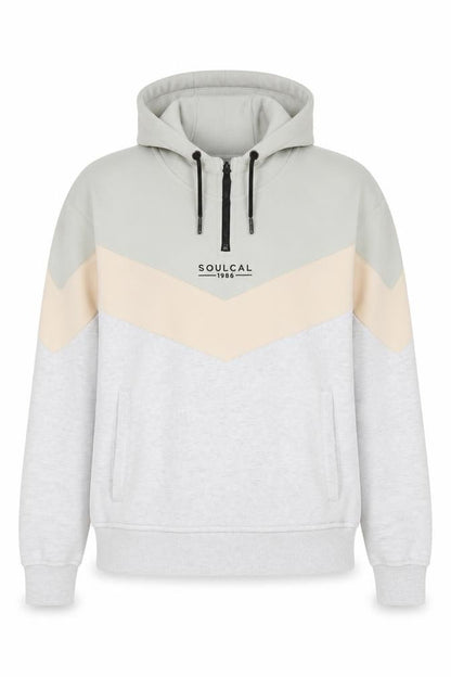 SoulCal Women's Multi Colourblock Pullover Hoodie Size 14
