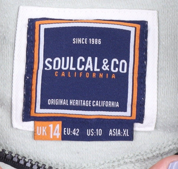 SoulCal Women's Multi Colourblock Pullover Hoodie Size 14
