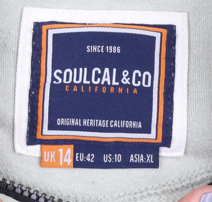 SoulCal Women's Multi Colourblock Pullover Hoodie Size 14