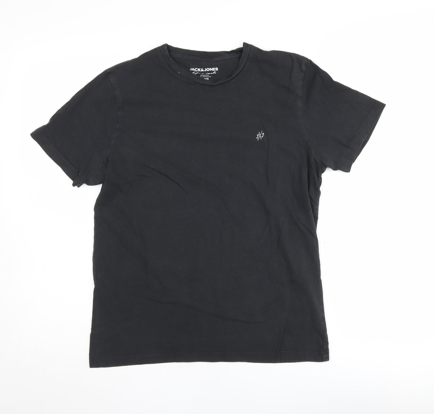 Mens UK Size XS JACK & JONES Black  T-Shirt
