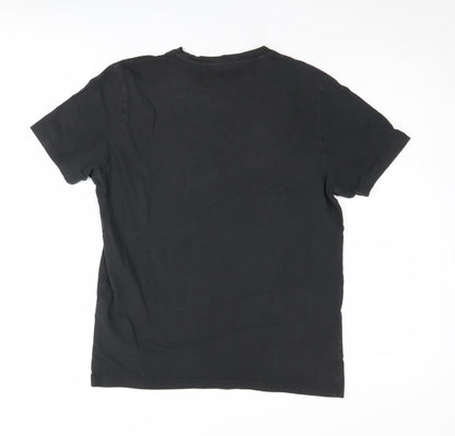 Mens UK Size XS JACK & JONES Black  T-Shirt