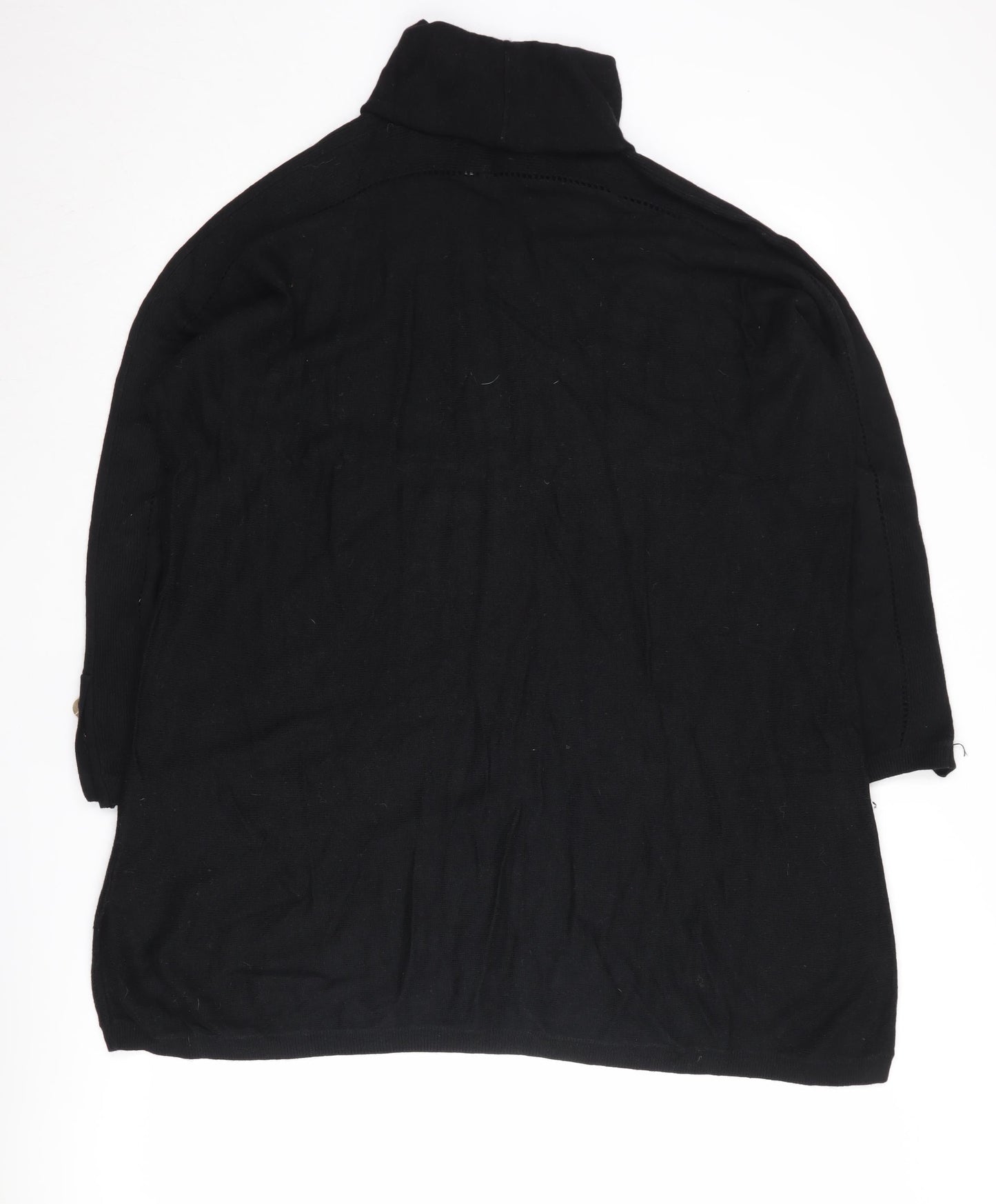 Womens UK Size S Ted Baker Black Cape Jumper
