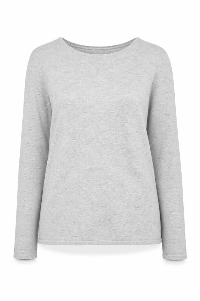 Womens UK Size 10 Eastex Grey Pullover Jumper