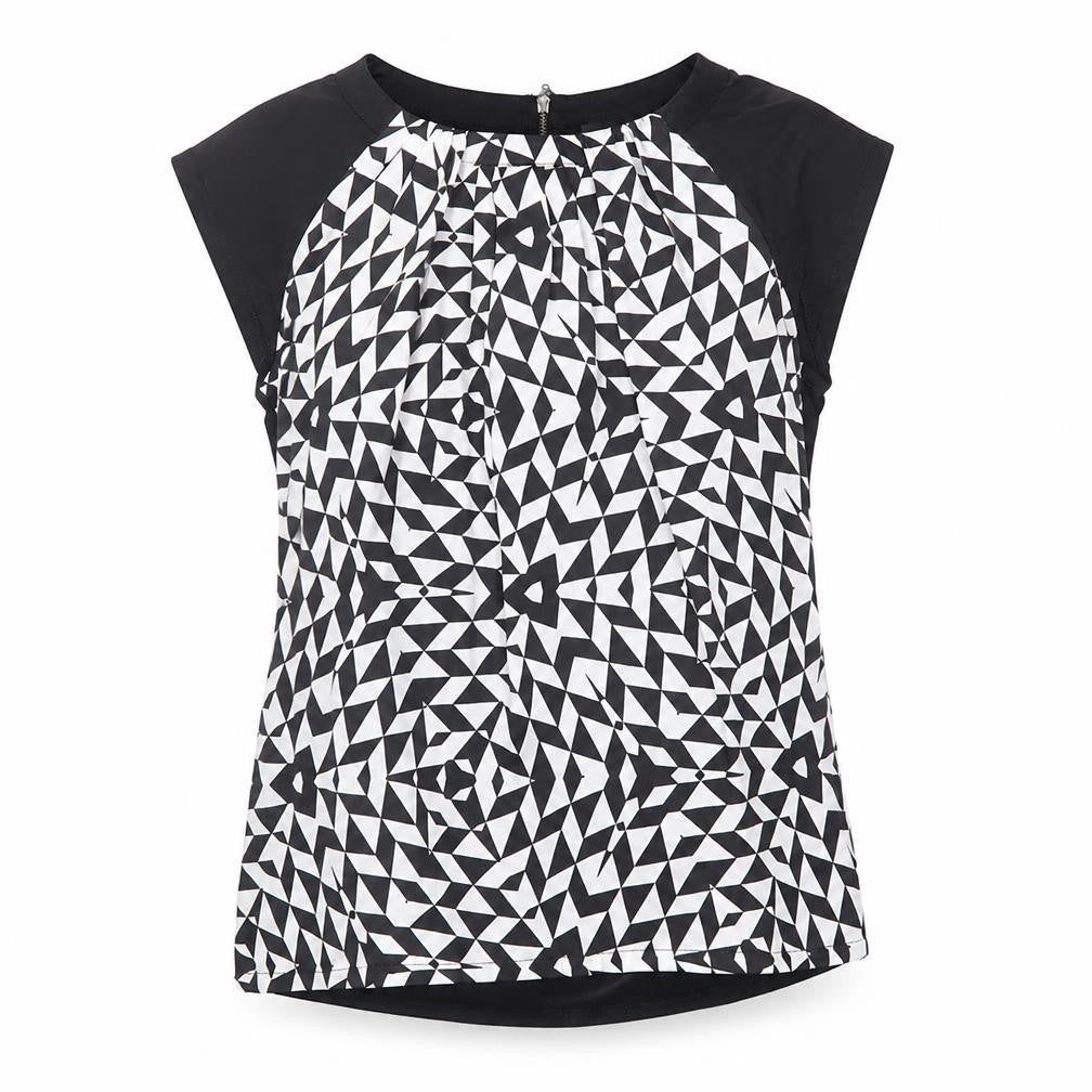 Womens UK Size 8 Jasper Conran Black Tunic Blouse