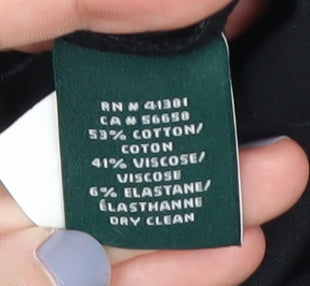 Lauren Ralph Lauren Women's Black Trousers Size 10