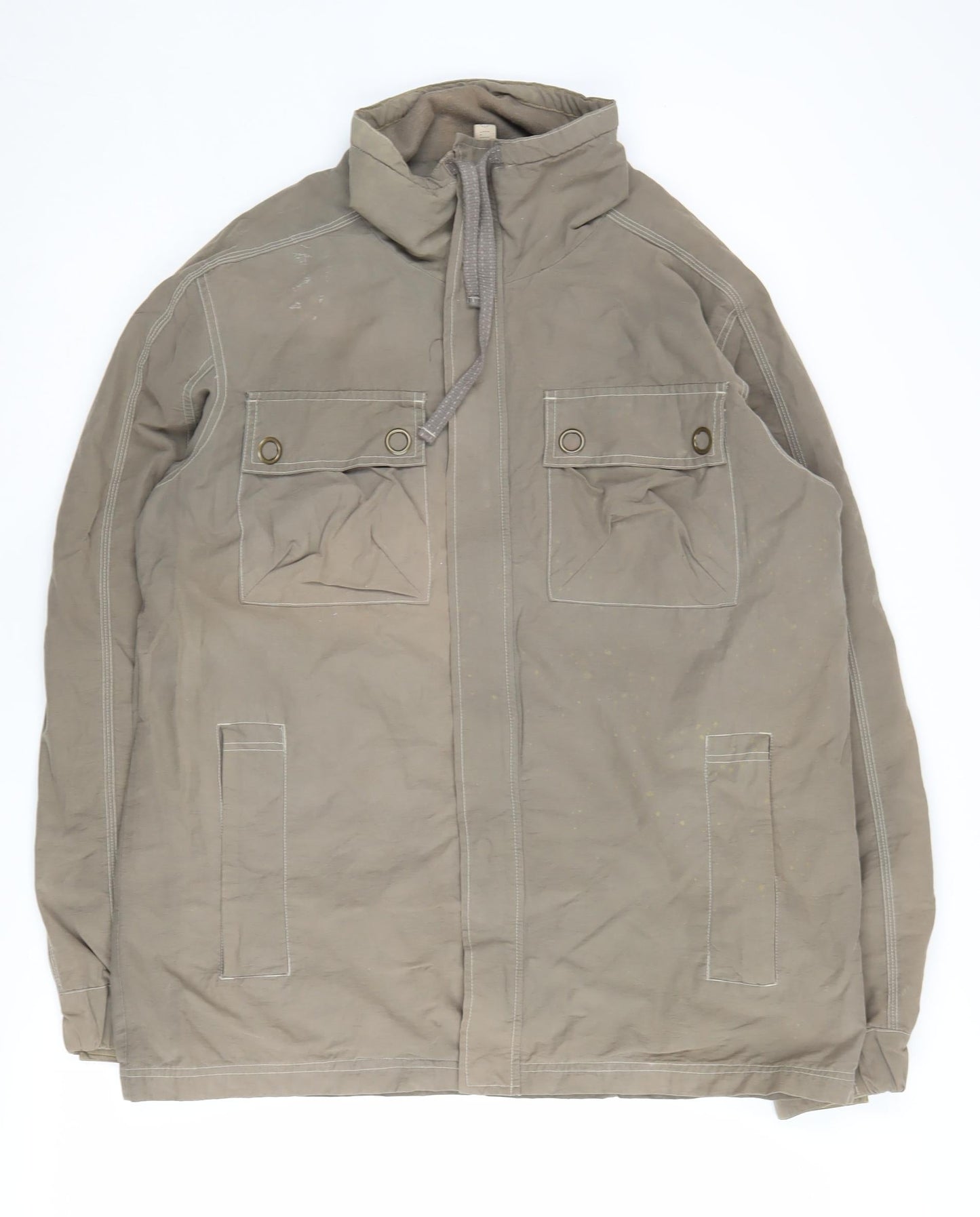 Mens UK Size M Republic Beige Military Jacket