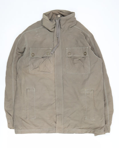 Mens UK Size M Republic Beige Military Jacket