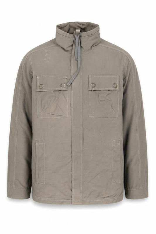 Mens UK Size M Republic Beige Military Jacket