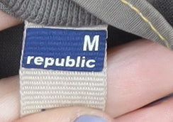Mens UK Size M Republic Beige Military Jacket