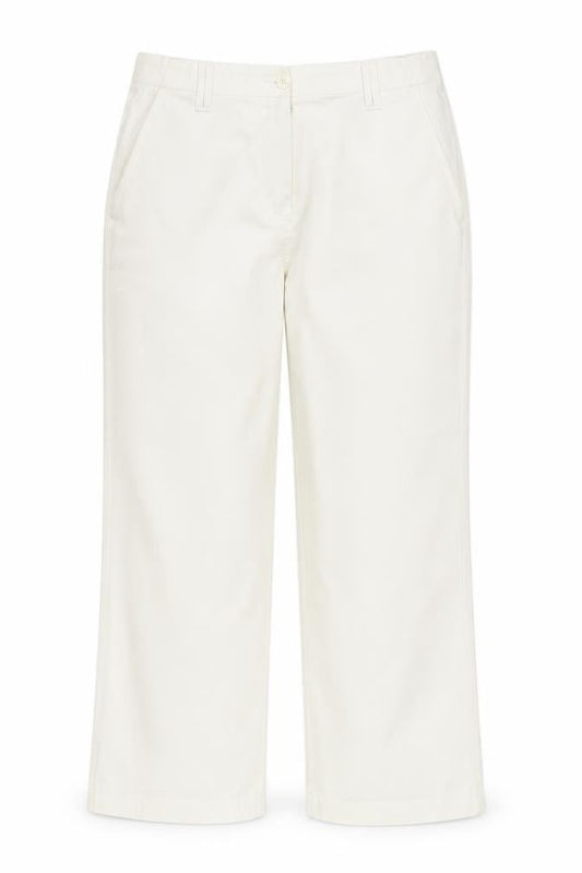 Womens UK Size 12 Maine New England Regular Fit Chino Ivory Trousers