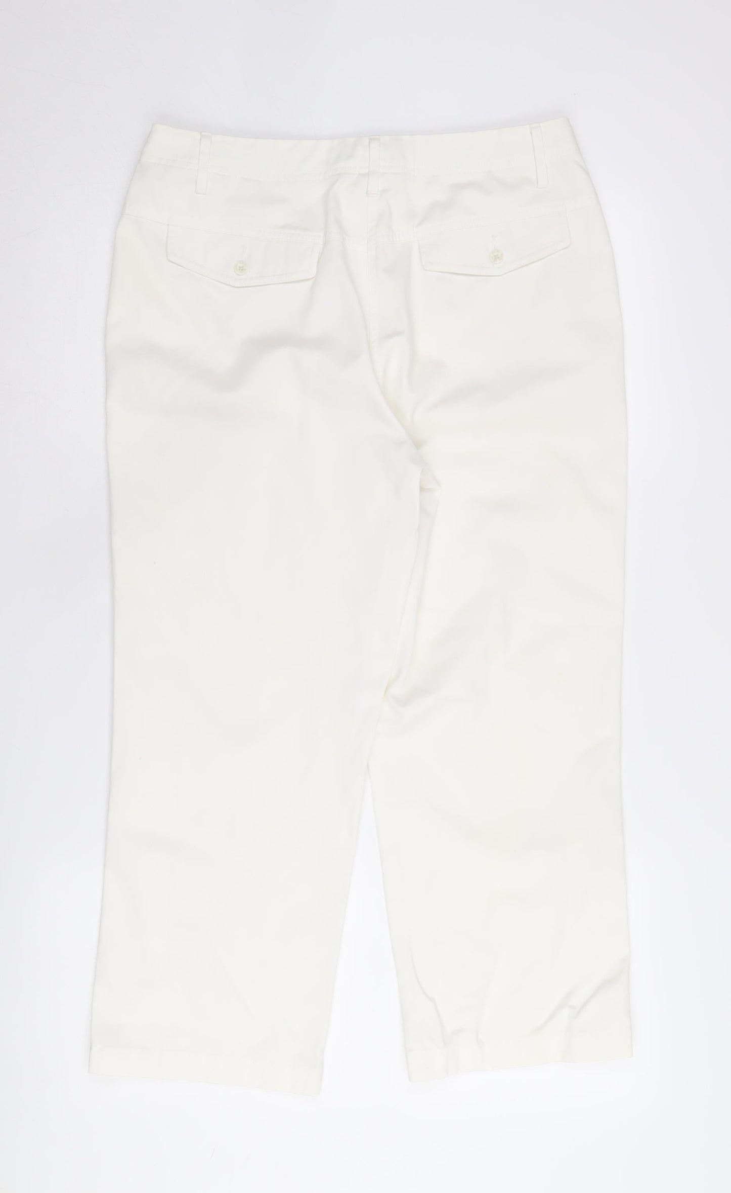 Maine New England Women's Ivory Chino Trousers Size 12