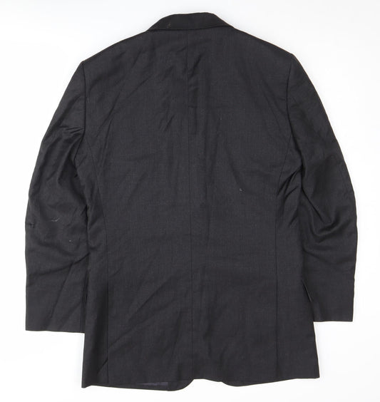 Mens UK Size 36 T.M.Lewin Regular Black Suit Jacket