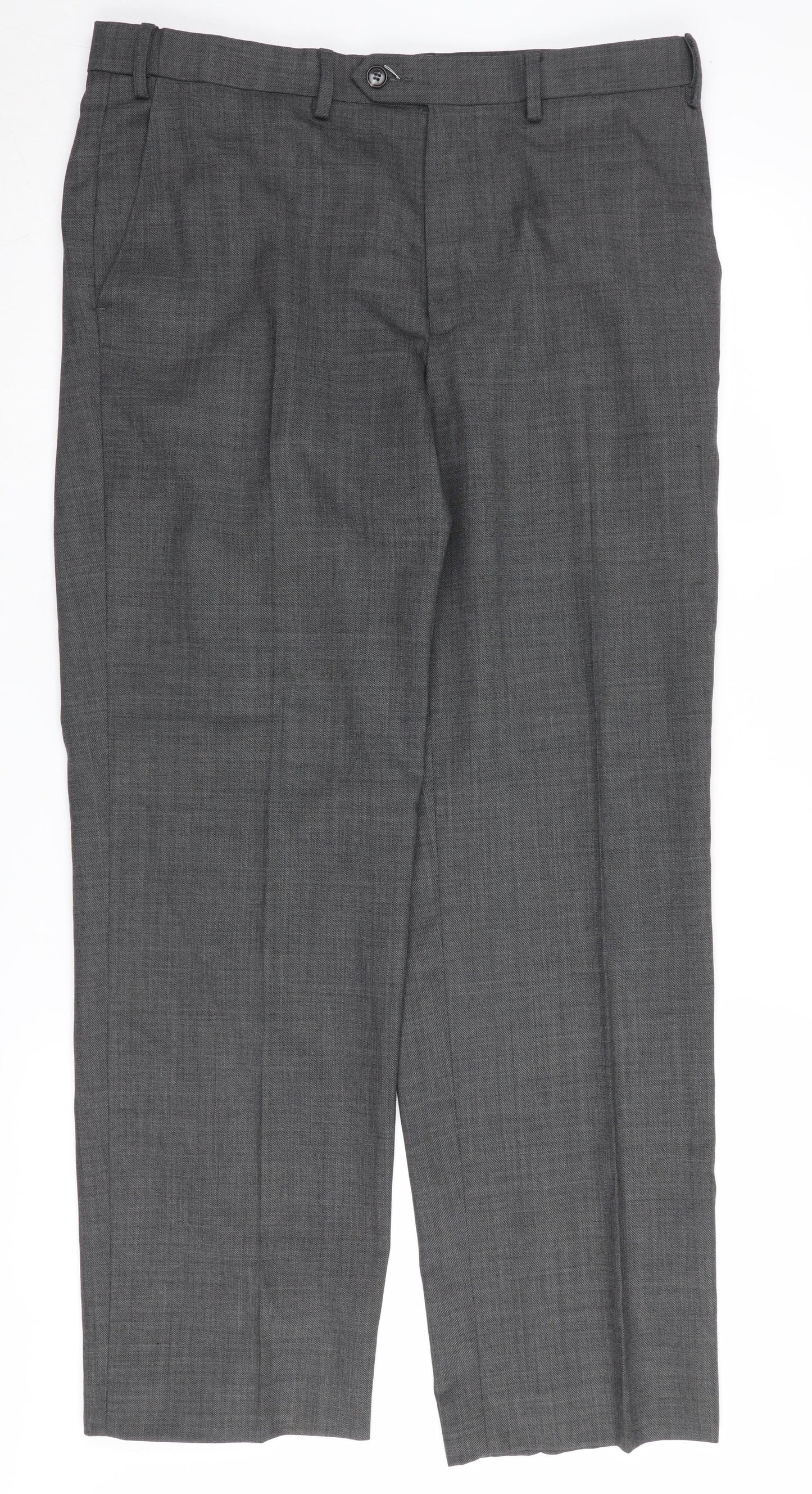 Marks and Spencer Men's Grey Dress Pants, 34