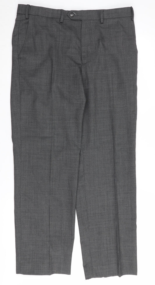Marks and Spencer Men's Grey Dress Pants, 34
