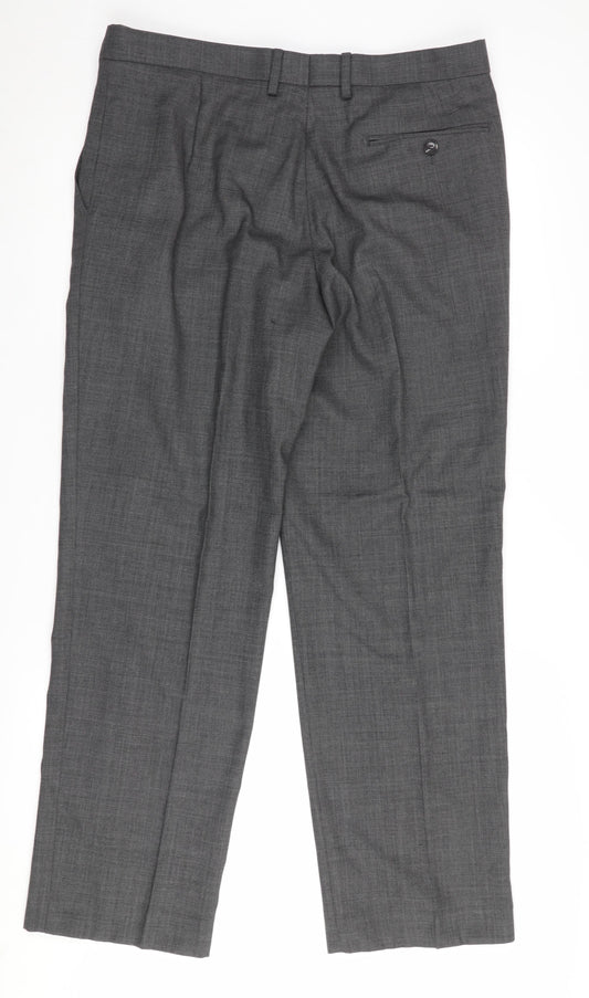 Marks and Spencer Men's Grey Dress Pants, 34
