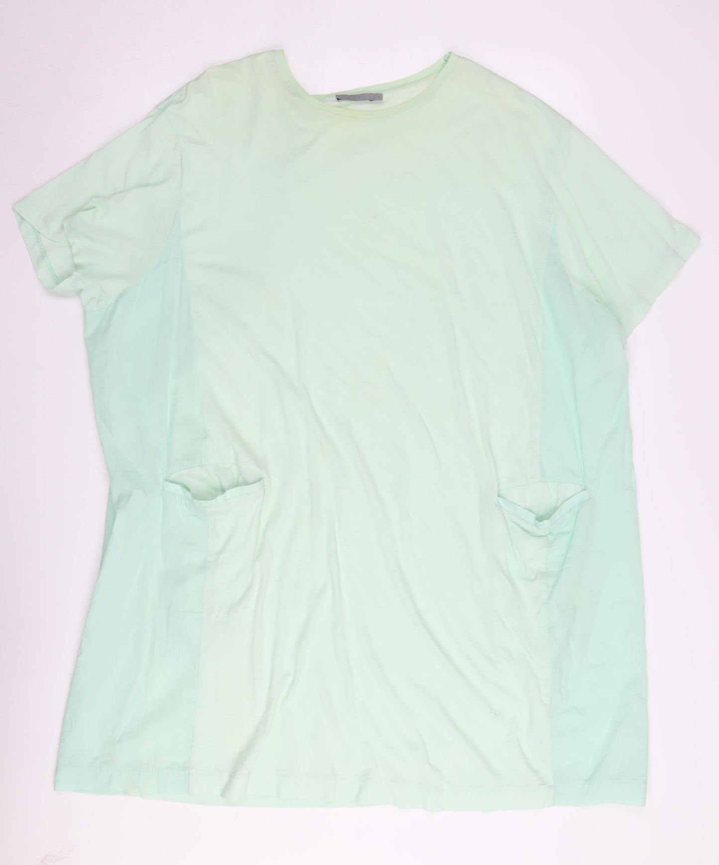 COS Women’s Green T-Shirt Dress XS Cotton Casual