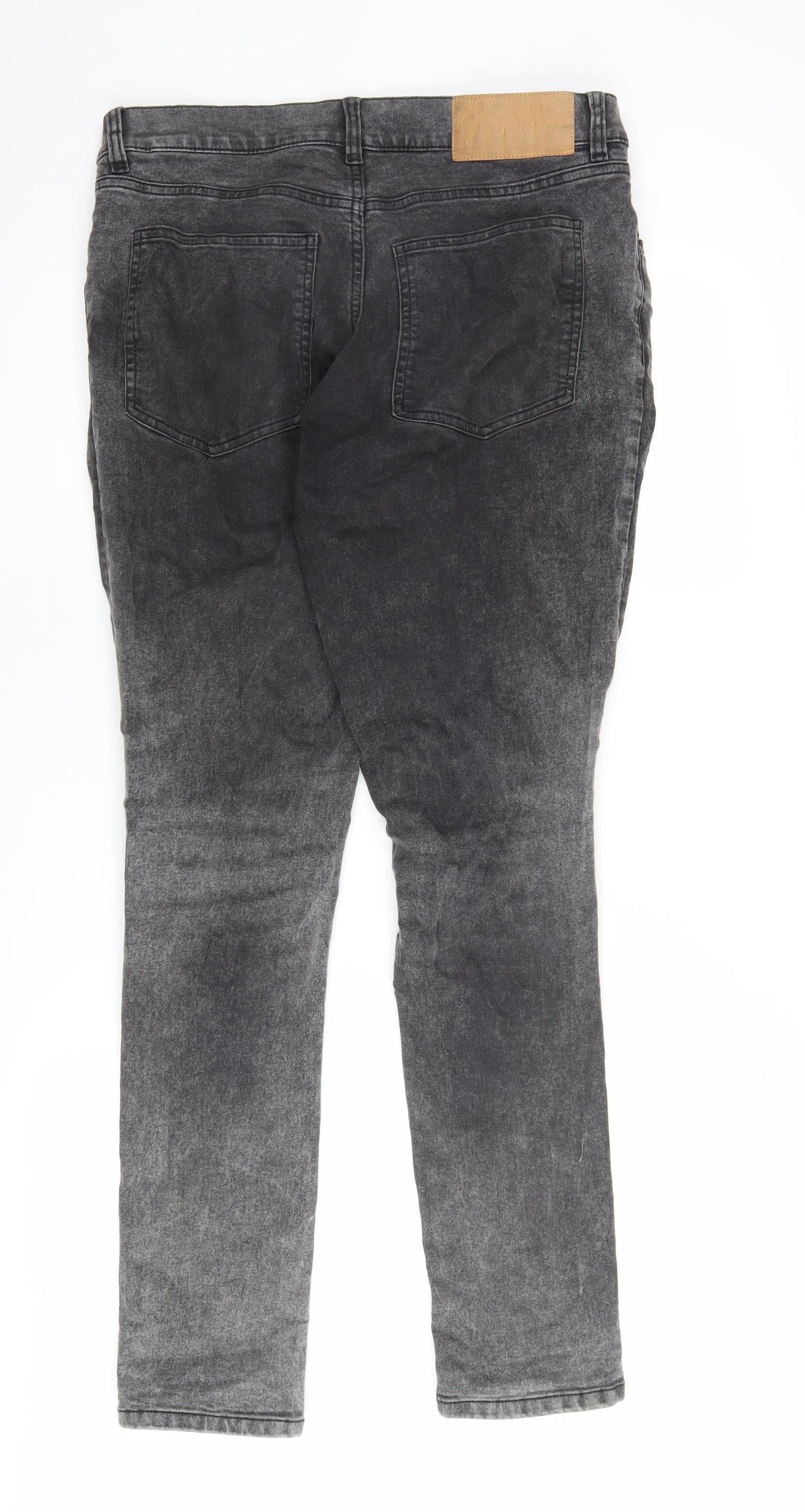 Cheap Monday Men's Black Straight Jeans 30Wx32L