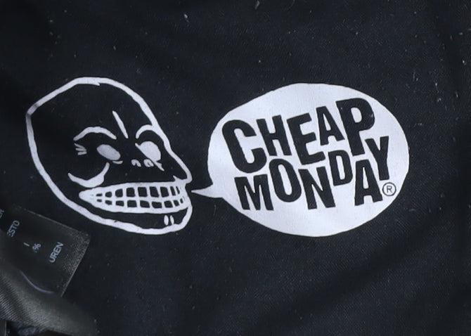 Cheap Monday Men's Black Straight Jeans 30Wx32L