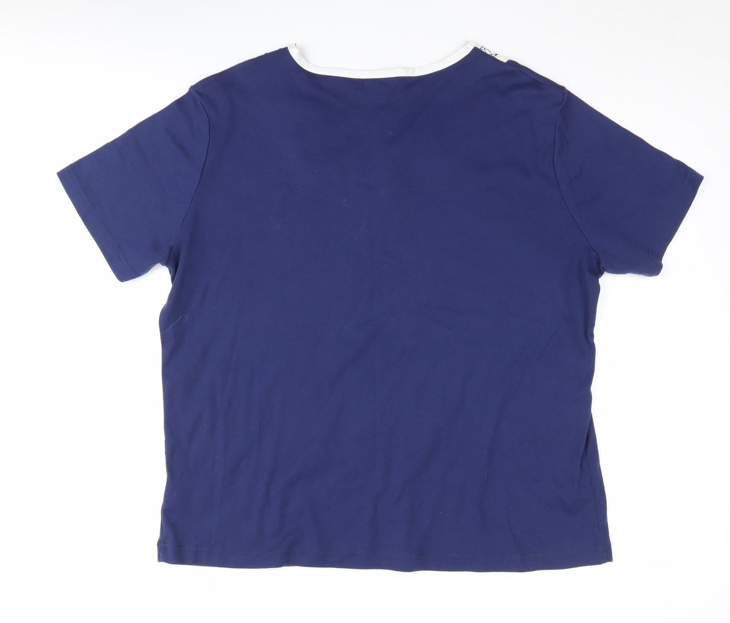 Womens UK Size XL Damart Blue  T-Shirt