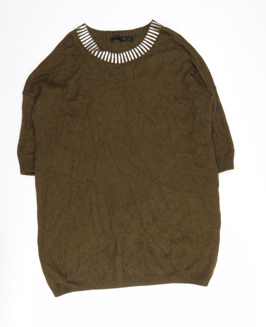 Womens UK Size 14 French Connection Brown  Jumper