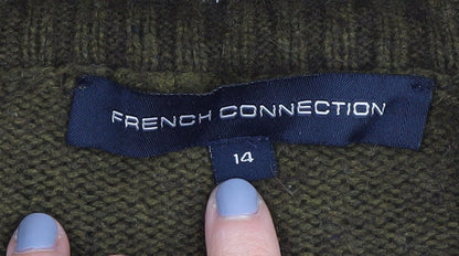 Womens UK Size 14 French Connection Brown  Jumper