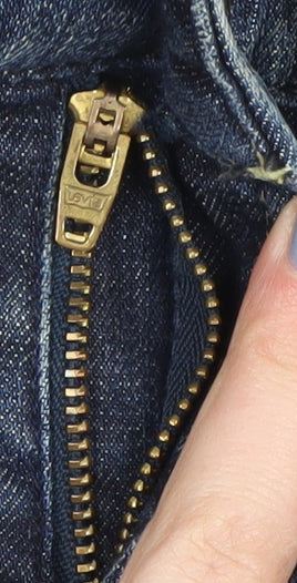 Levi's Men's Blue Straight Jeans, Size 30, Medium Wash