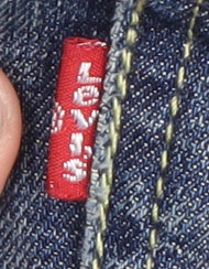 Levi's Men's Blue Straight Jeans, Size 30, Medium Wash