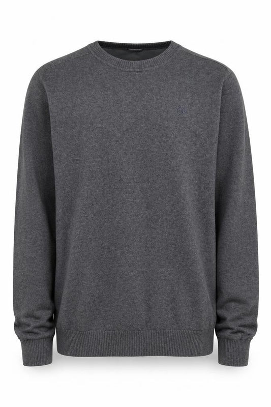 Dunlop Sport Men's Grey Cotton Pullover Jumper - L