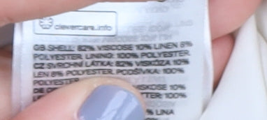 H&M Women's Beige Blazer Size 8 Regular Fit