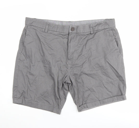 Next Men's Grey Chino Shorts - Size 38, Casual Style