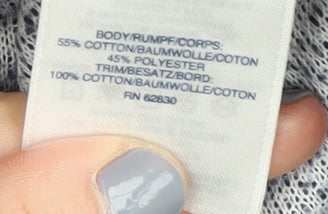 Lands' End Women's Blue Cowl Neck Pullover Jumper, Size 18