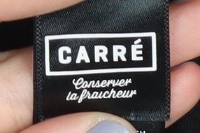 Carré Black Unisex Jersey T-Shirt Large