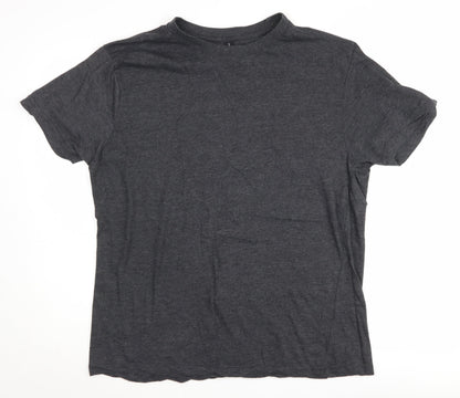 Unisex Adults UK Size 2XL Donnay Grey Basic T-Shirt