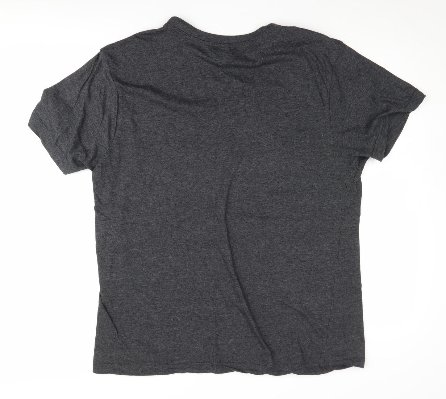 Unisex Adults UK Size 2XL Donnay Grey Basic T-Shirt
