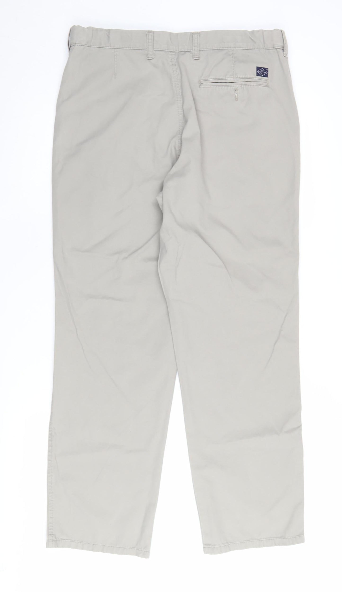 Marks and Spencer Men's Beige Chino Trousers 34L