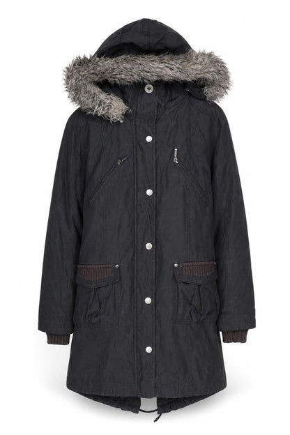 Marks & Spencer Women's Black Parka Jacket, M