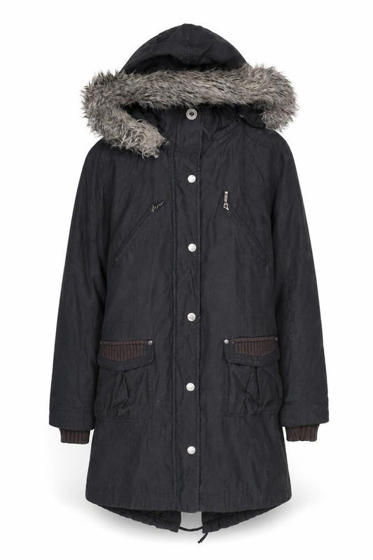 Marks & Spencer Women's Black Parka Jacket, M