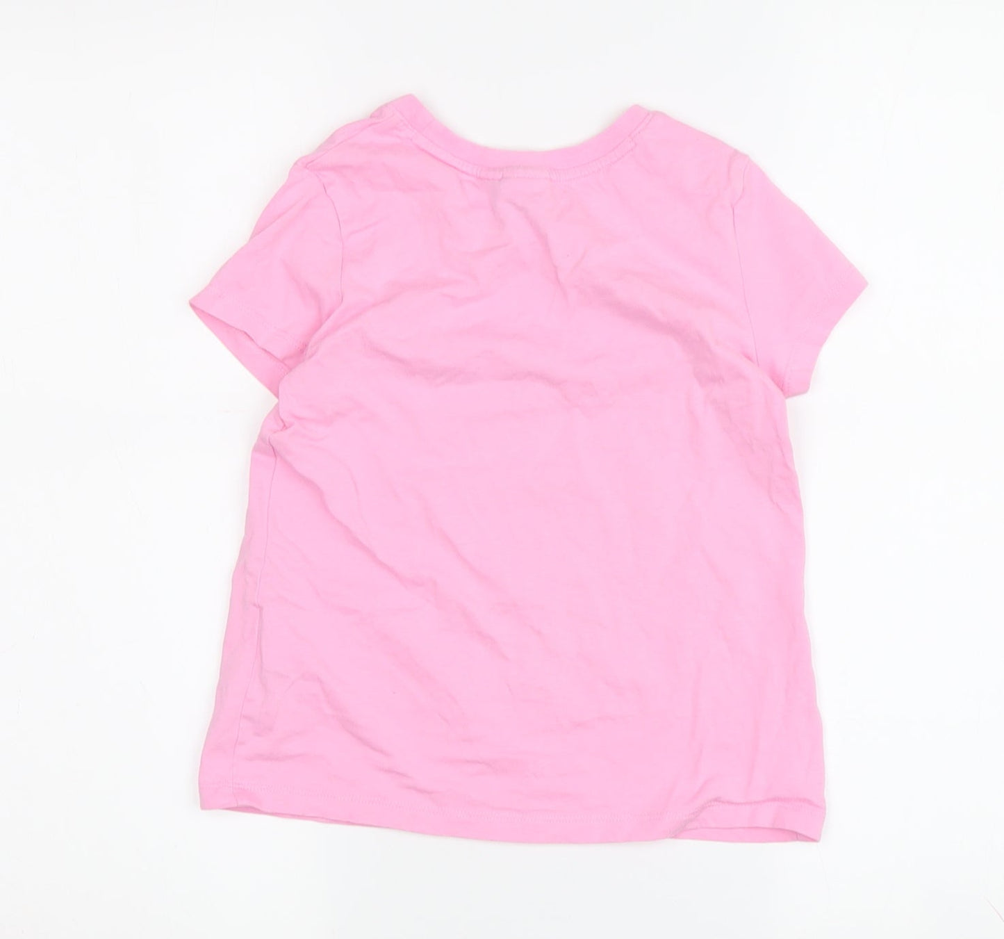 PUMA Girls Pink T-Shirt, 7-8 Years, Short Sleeve, Activewear