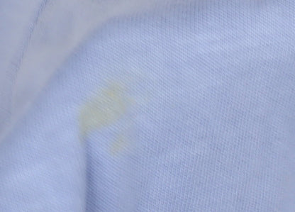 Brand and care label for John Lewis girls’ blue pullover sweatshirt -, size 11, years