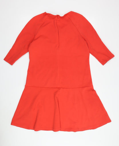 Esmara Women's Red Dress, Size 14-16, 3/4 Sleeve, Zip